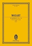 Symphony No. 36 in C Major, K. 425 Linz: Study Score: "Linzer". KV 425. orchestra. Partition d'étude.