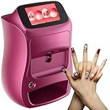 FKTHYO Automatic DIY Nail Art Printer Machine, 3D Nail Printer Manicure Salon Set, for Beauty and Personal Care,Manicure Printing and Drying All-in-one Machine
