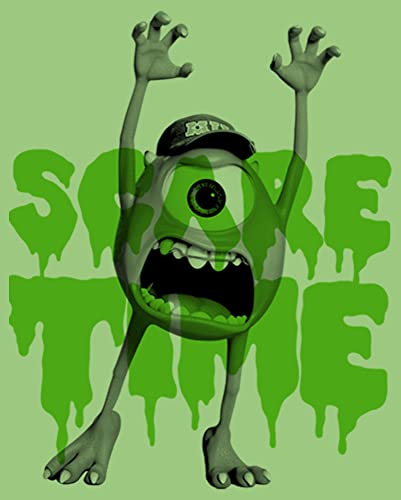 Disney Pixar Monsters University Scare Time Mike Girls Heather T-Shirt2