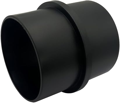 Car Air Ducting Connector Straight Air Heater Duct Joiner Connector Pipe 3 75mm OD Black 1PCS