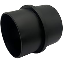 Car Air Ducting Connector Straight Air Heater Duct Joiner Connector Pipe 3'' 75mm OD Black 1PCS