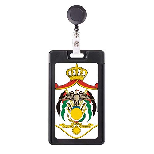 Étui rétractable Jordanie pour badge d'accès au bureau et cartes d'identification