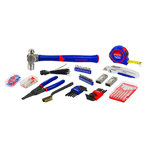 WORKPRO 408piezas Juego de herramientas mecánicas, Caja de herramientas completa para mecánicos con 3 cajones, caja de metal resistente - imagen 8