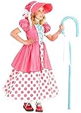 Children's Polka Dot Bo Peep Costume- Size Medium (7-8)