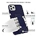 CLCKR Compatible with iPhone 11 Pro Max Case with Kickstand, Phone Grip and Expanding Stand, Cell Phone Cover with Phone Grip Holder, Perforated Blue