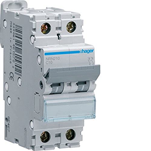 Interruptor magnetotérmico NR 2P 10A Curva C para evitar sobrecargas 2