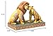 Enesco Disney Traditions by Jim Shore The Lion King Simba and Nala Snuggling Figurine, 5.12 Inch, Multicolor