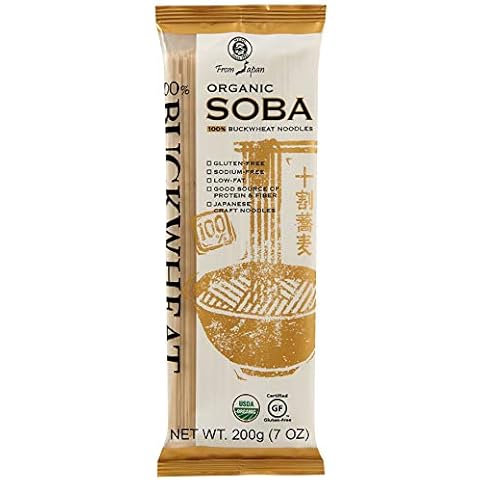 Muso From Japan Organic Japanese Noodles 100% Buckwheat Soba, 42 Oz, Pack of 6 Cover