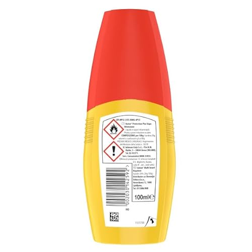 Autan Multinsetto Spray Antizanzare Comuni e Tigre, Zecche e Tafani, Insetto Repellente, 1 Confezione da 100 ml - Immagine 1