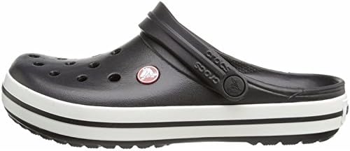 Crocs Men's and Women's Crocband Clog, Black, 6 Women/4 Men | Image 5