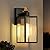 WIHTU Dusk to Dawn Outdoor Lighting Fixtures Wall Mount, Exterior Front Porch Light, Black Sensor Wall Sconce Lamp, Waterproof Wall Lantern, Anti Rust Outside Coach Lights for House, Doorway, Garage