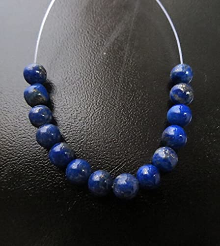 Lapis-lazuli naturel perles rondelles lisses 6-7mm pour bijoux haute qualité
