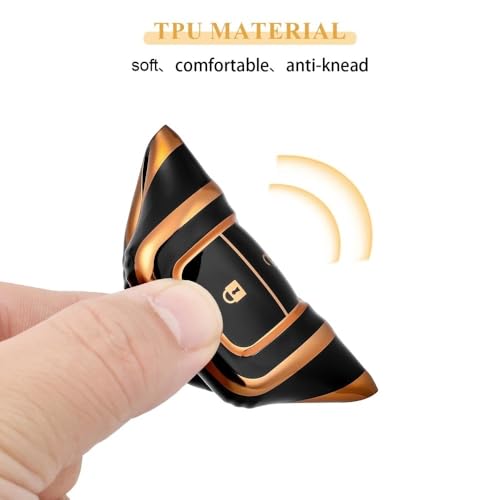 Coque clé TPU évite les rayures de télécommande Accord HRV Pilot - 3