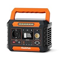 Flashfish Draagbaar powerstation met zonnepaneel, 520 Wh, 100 W