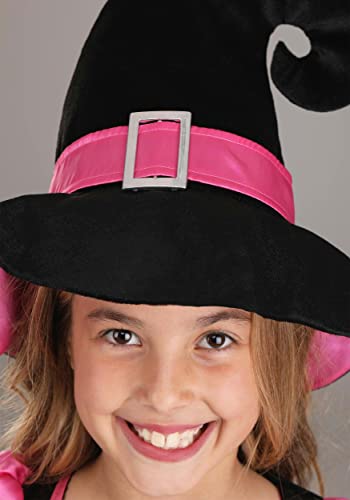 Disfraz de Bruja Rosa con Luces para Niñas miniatura 4