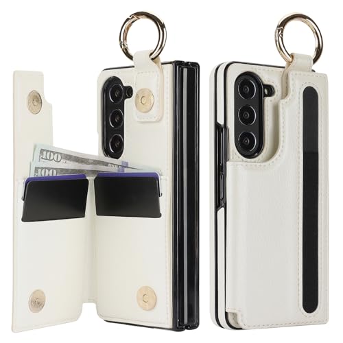 Housse blanche Samsung Galaxy Z Fold 7 avec fente espèces