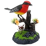 Tipmant Electronic Bird Toys Electric Animal Pets Move Chirp Home Office Decor Decoration Kids Gifts