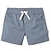 Gerber Baby Toddler Unisex Stretch Chino Shorts, Grey/Blue