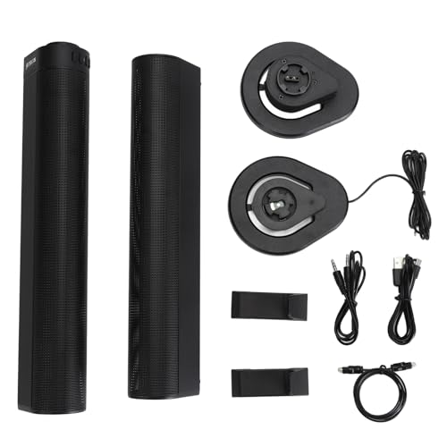Fockety Barra de Sonido Separable para TV con Subwoofer de 40 W, Sonido Envolvente Estéreo 3D, Cine en Casa, Altavoz Bluetooth para TV