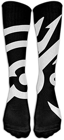 SADDFAWW Action Adventure Game Dishonored 2 Logo Women Tube Knee Thigh High Stockings Cosplay Socks