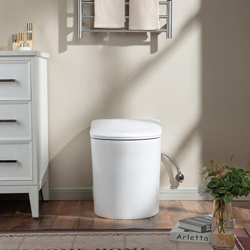 Image of WOODBRIDGE GT100 Smart Toilet,Auto Open /Close Lid, Foot Sensor,Auto Flush, Heated Seat & Fragrance System, ADA Height, Easy Installation, without Bidet