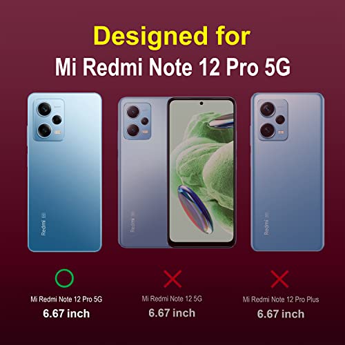 Image of Amazon Brand - Solimo Back Case Cover for Mi Redmi Note 12 Pro 5G | Compatible for Mi Redmi Note 12 Pro 5G Back Case Cover | Matte Case | Liquid Silicon Magic Case with Camera Protection | Plum
