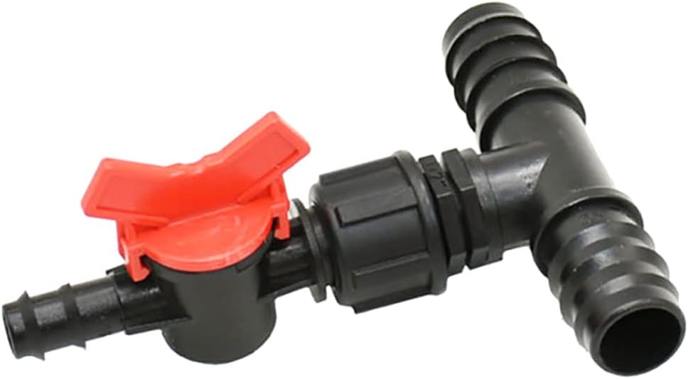 1pcs 1" 3/4" to 1/2" Garden hose tee connector tap reducer water splitter 16mm 20mm 25mm With tap wate connector,1 inch to 1/2