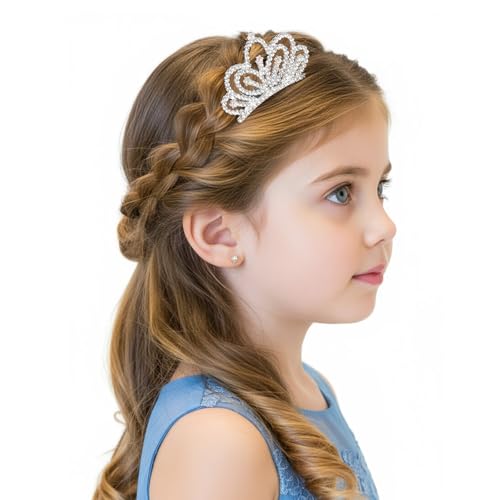 3 Pcs Mini Tiara Small Crown Hair Clip miniatura 6