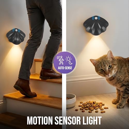 Image of Gesto Rechargeable Motion Sensor Night Light, Magnetic LED Wall Lamp, USB-C Wireless Closet Light, Motion Activated Under Cabinet Light with 3 Color Temperatures for Bedroom, Kitchen, Hallway & Stairs