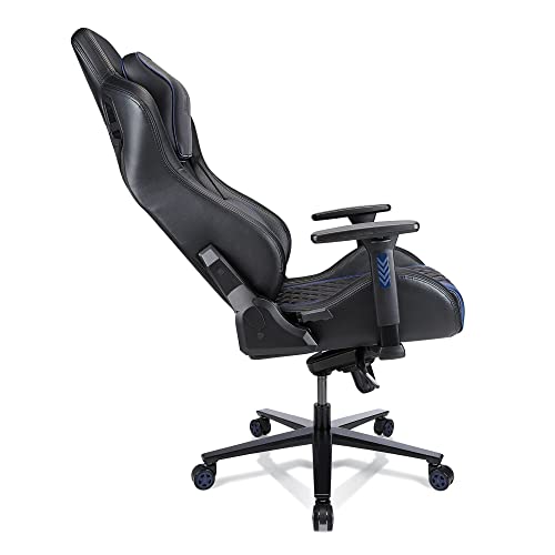 RS Gaming™ Davanti Vegan Leather High-Back Gaming Office Chair, Black/Blue, BIFMA Compliant - Image 6