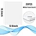20 Pack White Foam Board 12