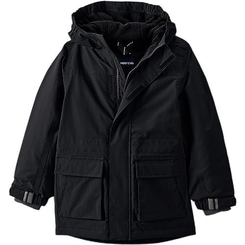 Lands' End Kids Squall Parka B Black Kids Medium