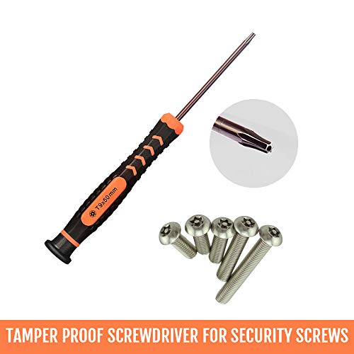 image for Cleaning Repair Tool Kit for PS4 PS5, TECKMAN TR9 Torx Security Screwd