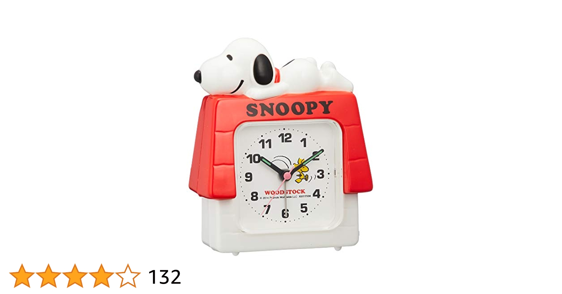 Amazon.co.jp: リズム(RHYTHM) SNOOPY (スヌーピー) 目覚まし