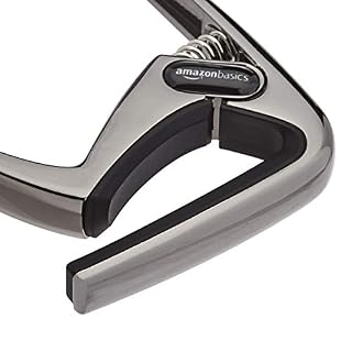 Amazon Basics Capo de guitare en alliage de zinc pour ukulélé et banjo, noir, 1 pièce - Les Beatles, Paul McCartney, John Lennon, RIngo Starr, George Harrison Amazon Basics Capo de guitare en alliage de zinc pour ukulélé et banjo, noir, 1 pièce – Image 4