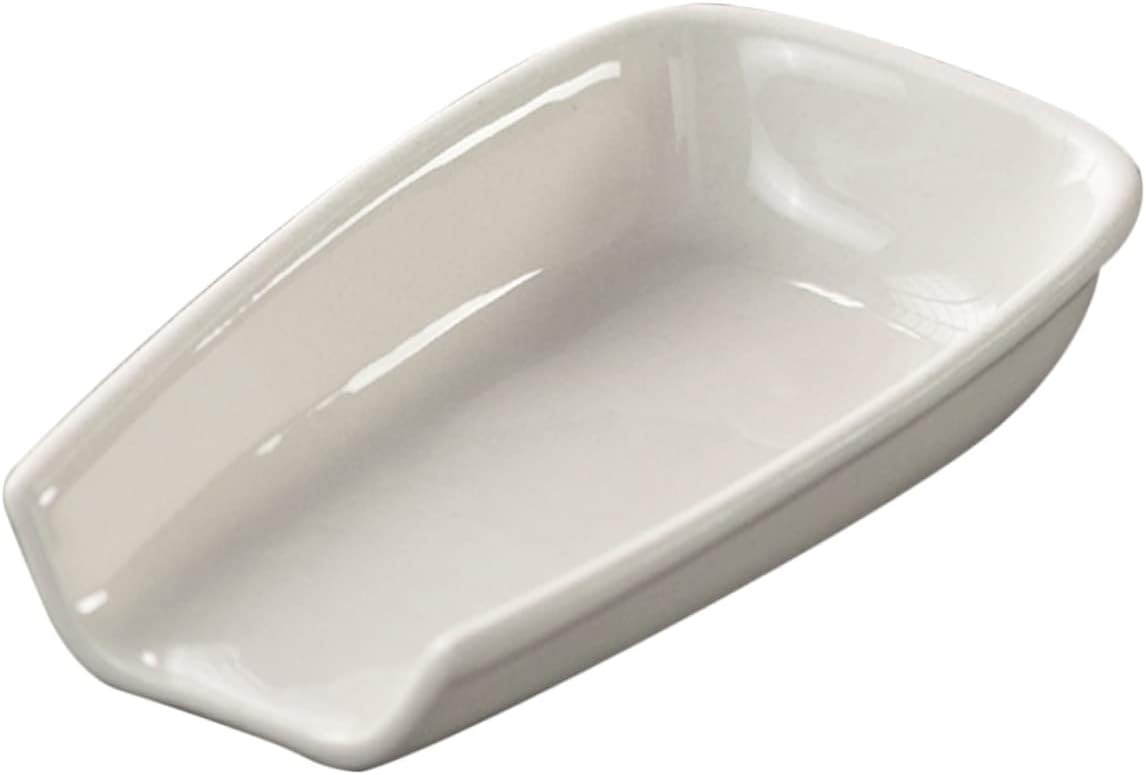 Ceramic Tea Scoop White Simple Decorative Tea Spoon for Loose Tea