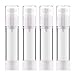 Produktbild Yalbdopo 4 Stück luftlose Pumpflasche | nachfüllbare leere transparente Reise-Lotion-Pump-Behälter/Vakuum-Pump-Flaschen für Foundation, Essenz, Lotion, 50 ml (Transparent) - #1 Yalbdopo bottles