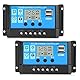 30a 12v/24v Solar Laderegler, 2 Pcs Solar Ladegerät Controller, Solarpanel Batterie Intelligente Solarregler, Solar Laderegler, Solarladeregler 12v, 12v Solarpanel, Intelligentes Solarpanel Dual Usb