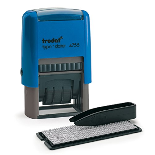 Image of Trodat Print 4755 DIY Self-Inking Date Stamp with 2 Lines of Text (Printy 4755 DIY Date Stamp)