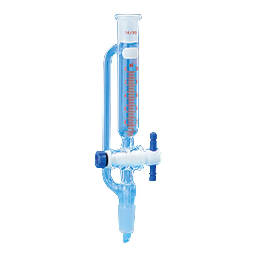 7320-17 Filtering Funnel, Graduated, Pressure Equalizing, PTFE Metering Plug, 2000mL Capacity, 29/42 Top Joint