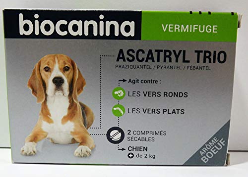 BIOCANINA - Biocanina Ascatryl Trio Chien 2 comprimés