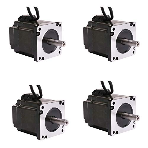 DE-Ship/en almacén Nema34 4pcs Closed Loop Motor 34SSM8460-EC1000 142 mm 6 A 9 Nm Keywey-Shaft Ø 14 mm Encodificador EC1000 CNC OEM ACT Motor GmbH Cover