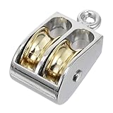 Veemoon Heavy Duty Fixed Pulley Block for Lifting Pulley Wheel for Wire Rope Easy Installation for Home and Industrial Use Versatile Lifting