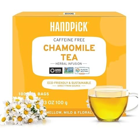 Handpick Caffeine-Free Chamomile Tea Bags Cover