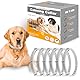 Beruhigungshalsband für Hunde 6 Packungen Hund Pheromon Calm Halsbänder Relief Angst Stress Trennung Lasts 120 Tage Relieve schlechtes Verhalten 25 Zoll Größe flexibel einstellbar für alle Hund (Grau)