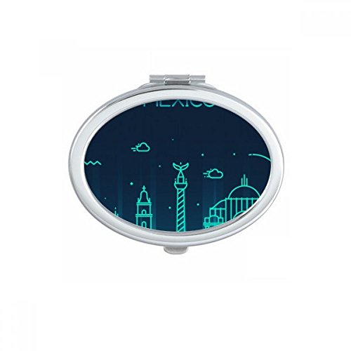 Miroir de maquillage compact portable Mexique anti-rayure