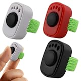 GXGM 3 Pezzi Clicker per Cani e Gatti con Anello per Dita Pratico Accessorio per Addestramento Set Clicker per Cani addestramento, Gatti e Cavalli, Pratico e Compatto