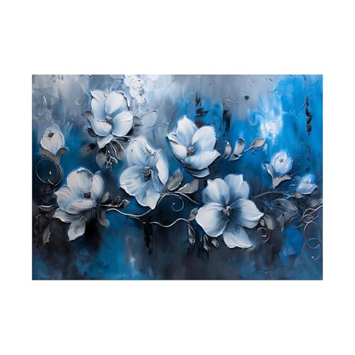 Peinture de paysage sur toile sans cadre pour changer facilement de decoration murale 80x120