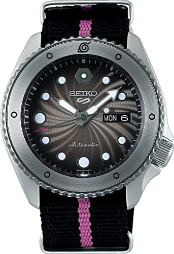 Image of Seiko 5 Sports Automatic Men's Wristwatch Boruto Uzumaki SRPF65K1