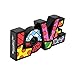 BRITTO Resin Word Figurine, Colorful Pop Art Letters, Collectible Artistic Tabletop Decor & Home Accent - Designed by Iconic Artist Romero Britto - Love Word